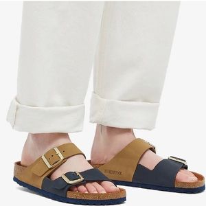 BIRKENSTOCK ARIZONA SPLIT Midnight Mud Green Sandals Women’s Size 8